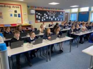 Year 6 taking part in Maths Week