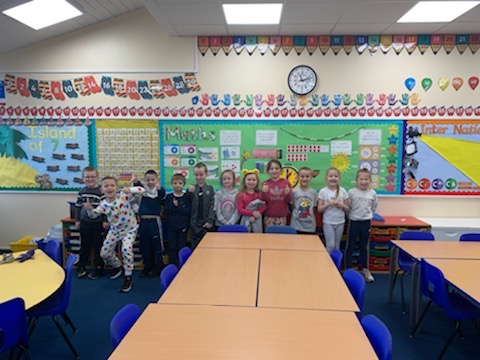 Year 2 dressed up for CIN