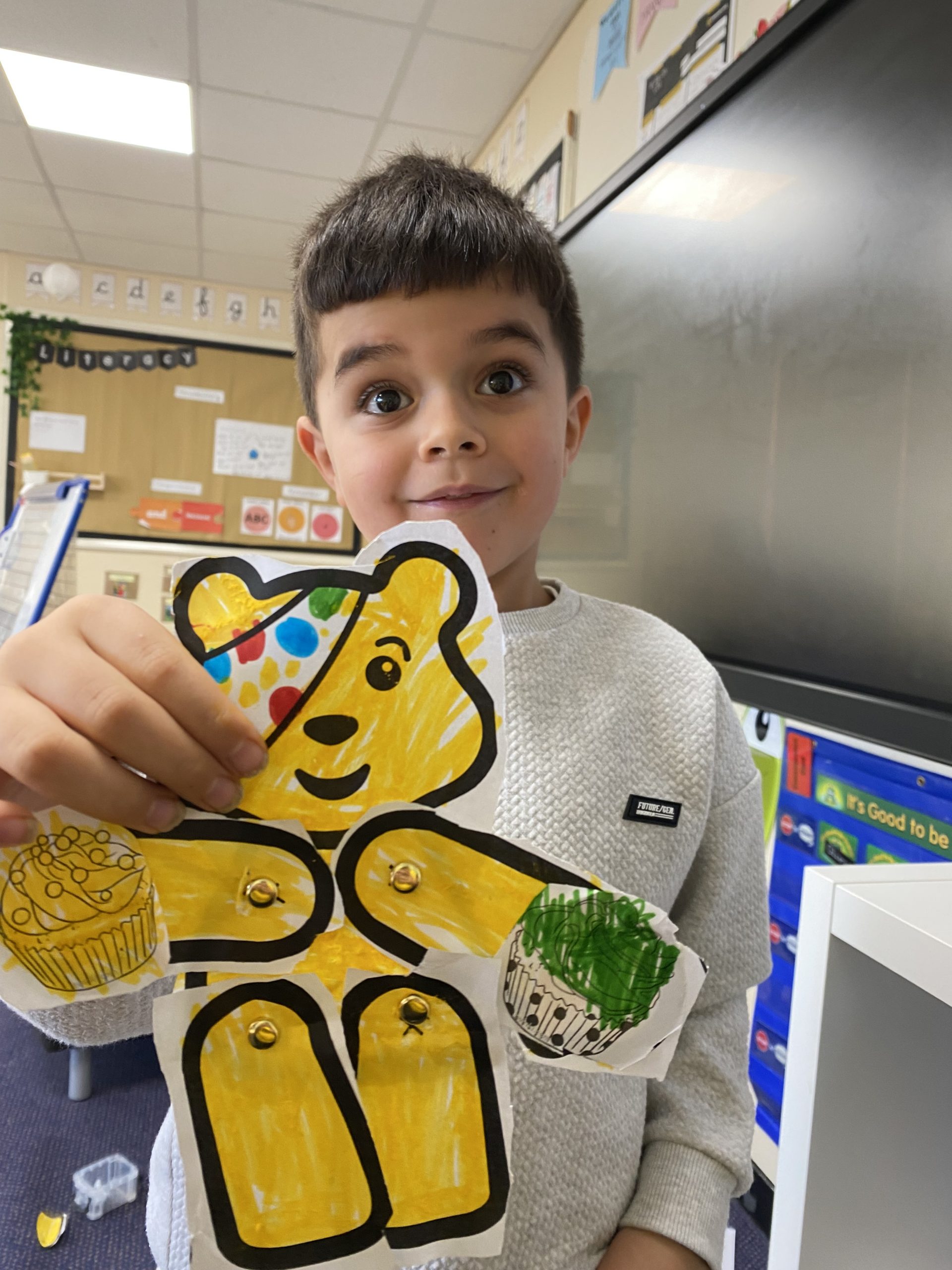 Year 1 children's crafts for Children in Need