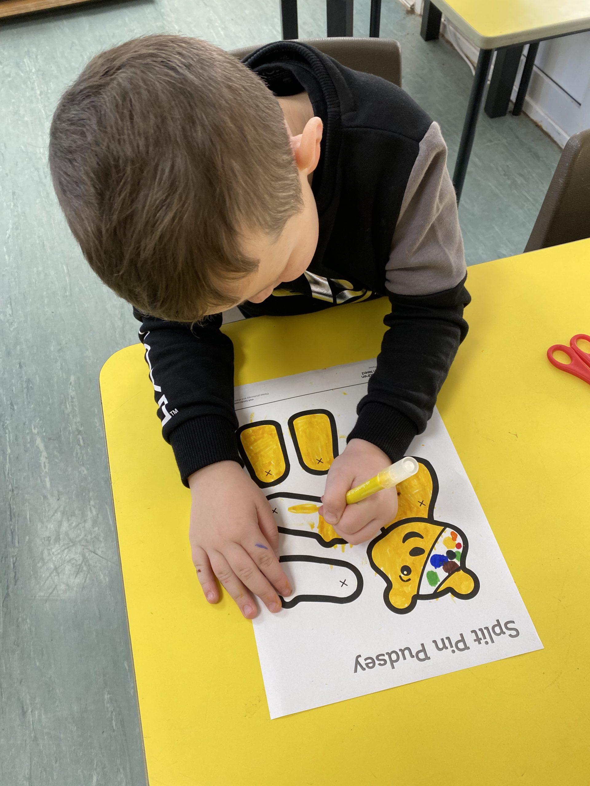 Year 1 children's crafts for Children in Need