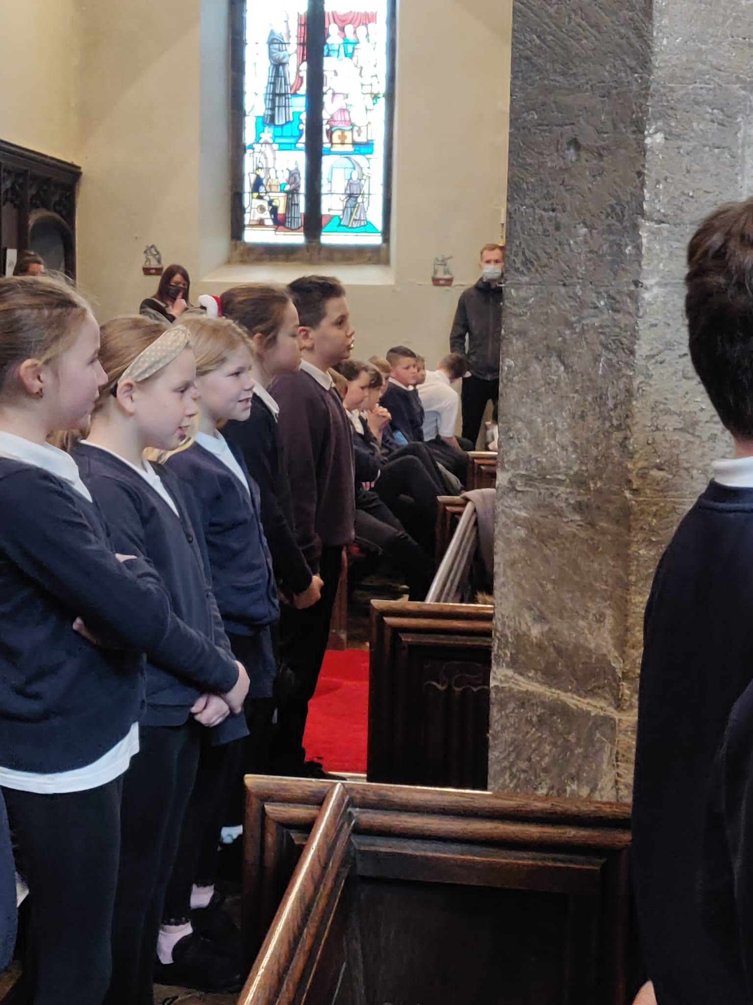 Year 4 children singing