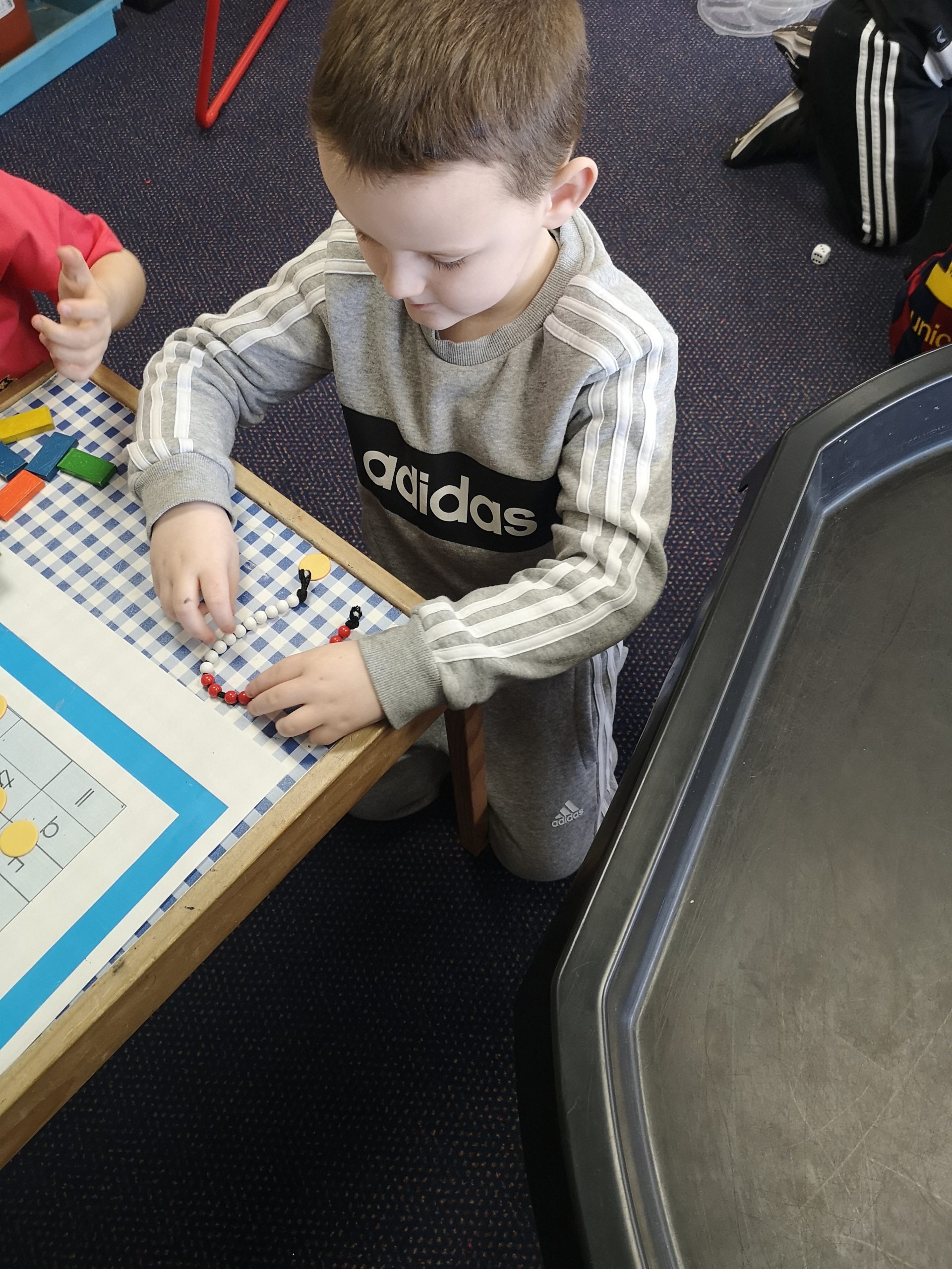 Year 1 children taking part in Number Day activities