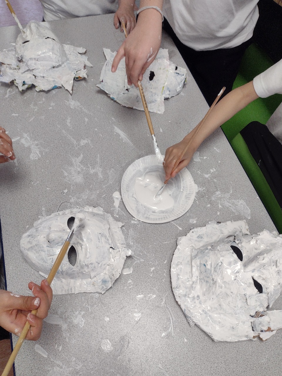 Year 3 priming their masks