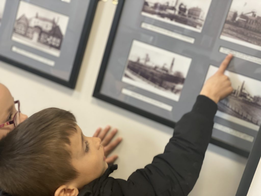 Year 1 exploring the Community Centre in Boldon to learn about our local history