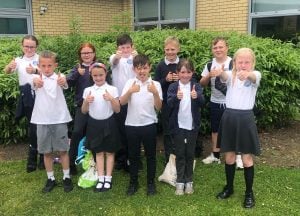 Year 5 and 6 swimming team