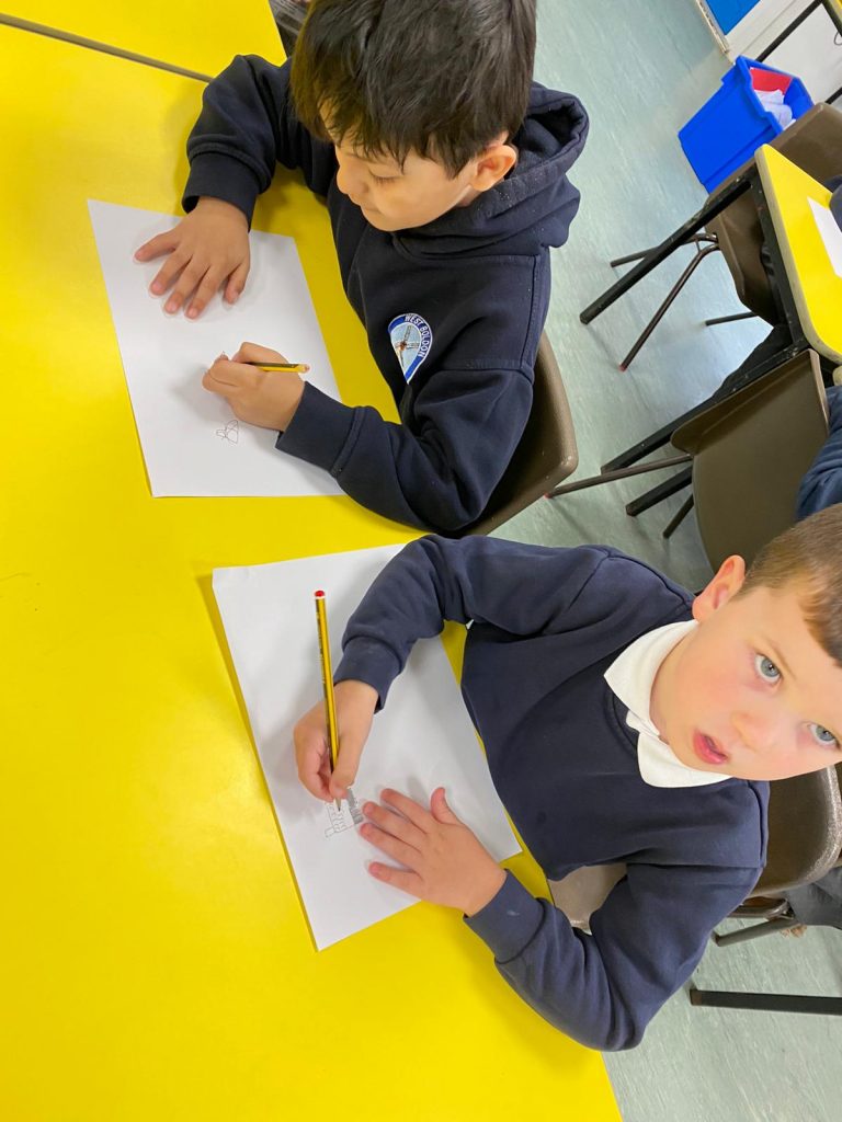 Year 1's budding illustrators