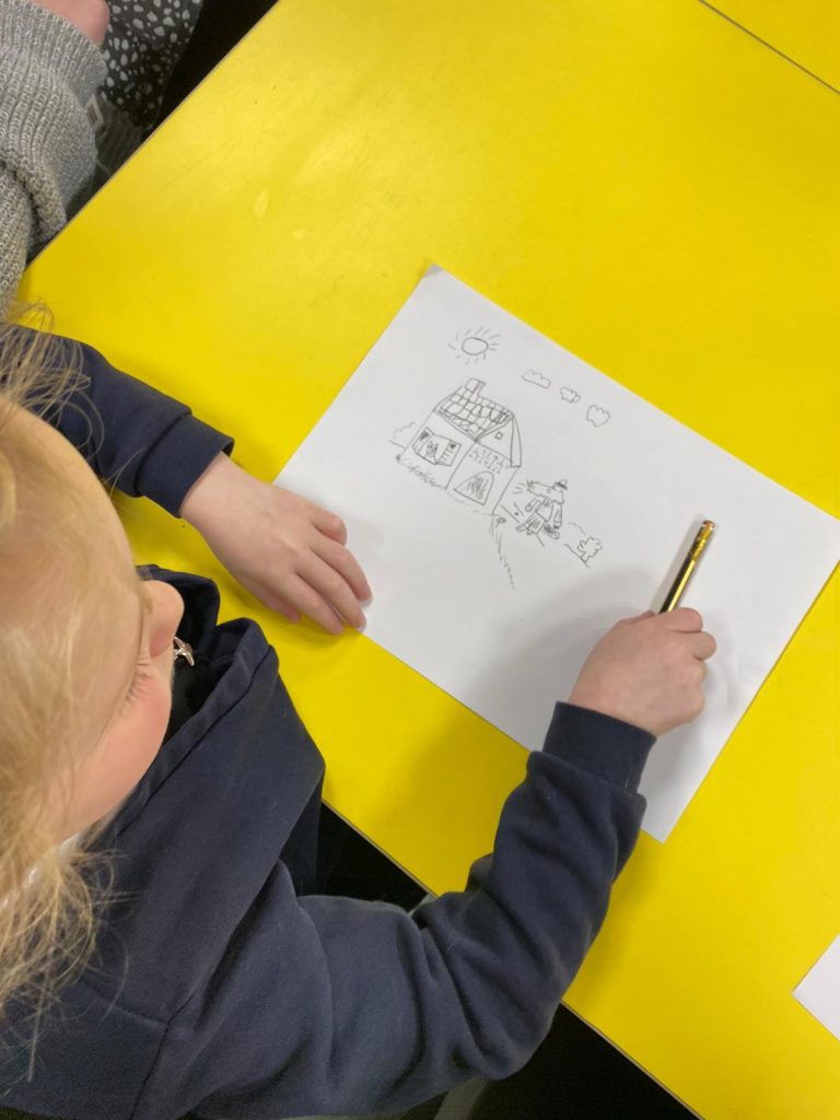 Year 1's budding illustrators