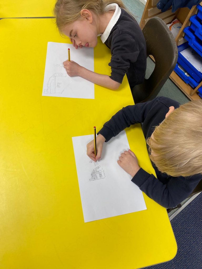 Year 1's budding illustrators