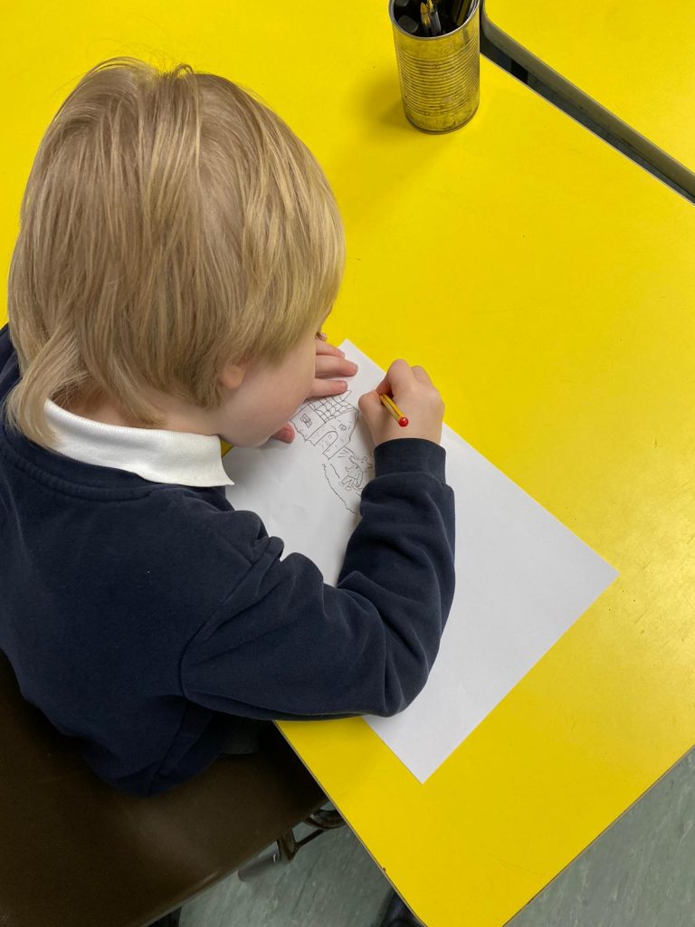 Year 1's budding illustrators
