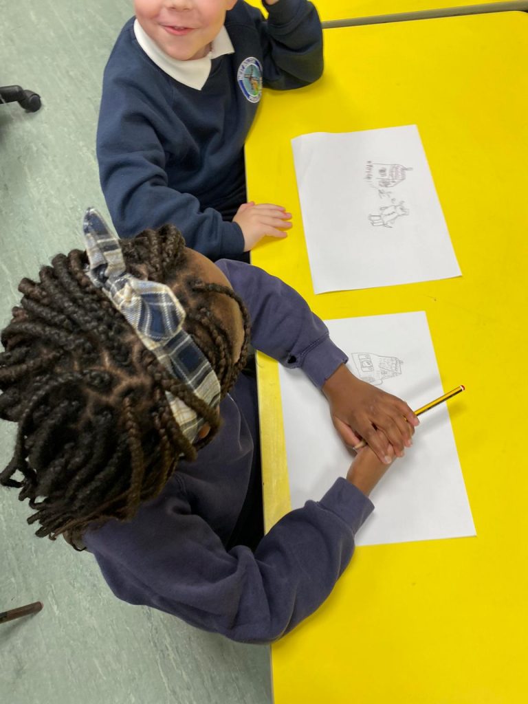 Year 1's budding illustrators