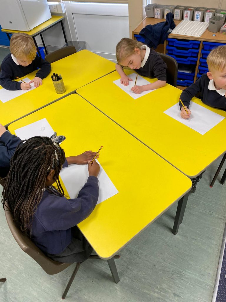 Year 1's budding illustrators