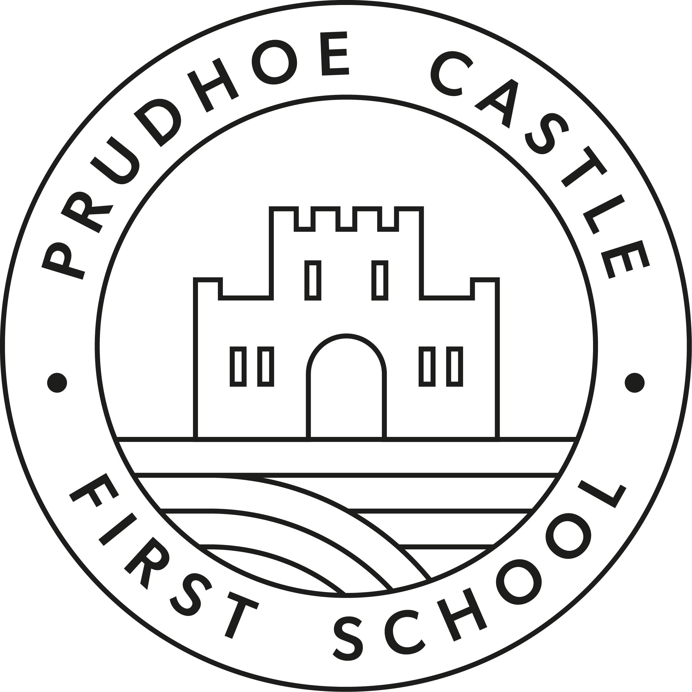 Prudhoe Castle First School Logo